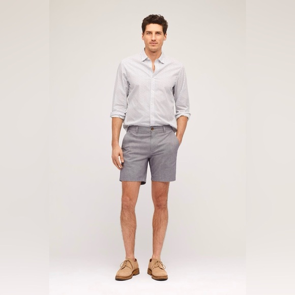 Bonobos Classic Italian Milled Oxford Stretch Chino Shorts 7” Inseam Size 33 - Picture 1 of 8